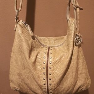 Ecko Red Tan Leather Crossbody Purse Bag